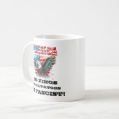 MUG L'AMÉRIQUE PAS DE ROIS PAS DE DICTATEURS PAS DE FA (Devant gauche)