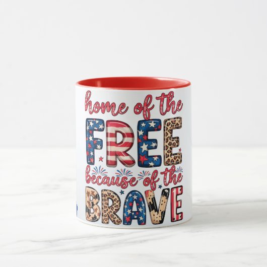 Mug l'Amérique, terre de la liberté (Centre)