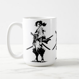 Mug Lames jumelles, cœur féroce (Beauté d'anime)