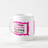 Mug Lames Stiletto dans le cadre (Devant gauche)