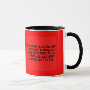 MUG L'AMITIÉ AMICAL CITE DE MANIÈRE RANDOMÈTE EN É
