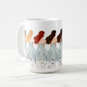 Mug L'amitié arrive dans toutes les couleurs | Cheveux (Devant gauche)