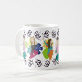 Mug L'amitié célèbre les meilleurs amis (Devant gauche)