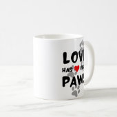 Mug L'amour a quatre pattes (Devant droit)