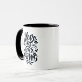 Mug L'amour a quatre pattes (Devant gauche)