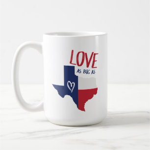 Mug L'Amour Aussi Grand Que Le Texas