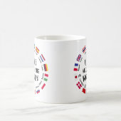 Mug L'amour autour des langues du monde (Centre)