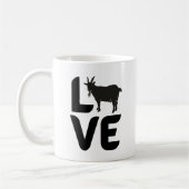 Mug L'amour avec la chèvre comme O (Gauche)