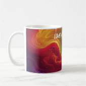 Mug L'amour avec l'Art numérique de fierté (Gauche)