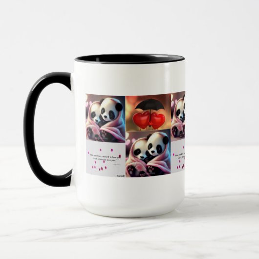 Mug L'amour avec Panda (Gauche)