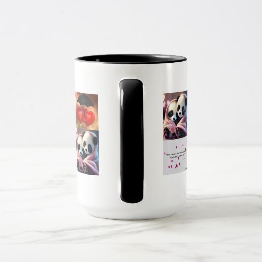 Mug L'amour avec Panda (Poignée)