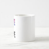 Mug L'amour bisexuel est l'amour (Centre)