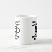 Mug L'amour café brise mon cœur (Centre)