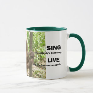 Mug L'amour, chantent, vivent, et dansent des