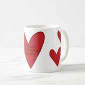 Mug L'amour chronomètre l'infini plus un (Devant droit)