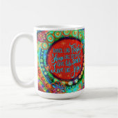 Mug L'amour comme Jésus Rouge Festive Noël (Gauche)
