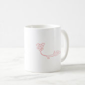 Mug L'amour dans la calligraphie arabe moderne (Devant droit)