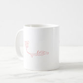 Mug L'amour dans la calligraphie arabe moderne (Devant gauche)