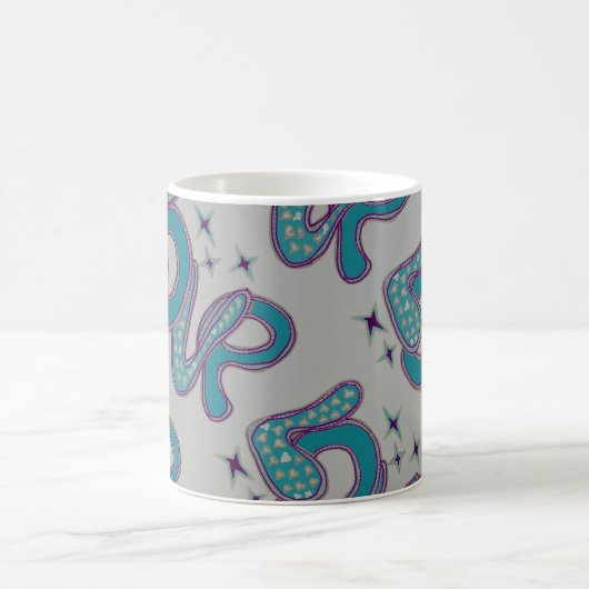 Mug L'amour dans le style années 1960 (Centre)