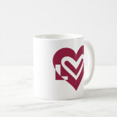 Mug L'amour dans le vin pourpre (Devant droit)