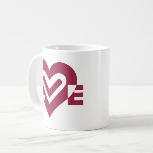 Mug L'amour dans le vin pourpre (Devant gauche)