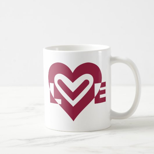 Mug L'amour dans le vin pourpre (Droite)