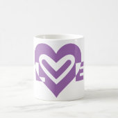 Mug L'amour dans le violet (Centre)