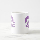Mug L'amour dans le violet (Centre)