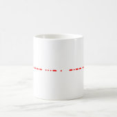 Mug L'amour dans les points et les tirets 'Je t'aime' (Centre)