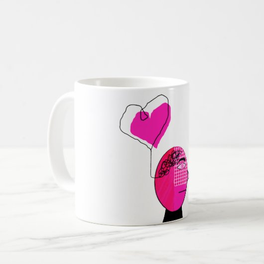 Mug L'amour dans l'esprit (Devant gauche)