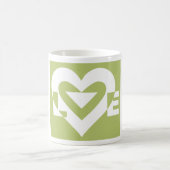 Mug L'amour dans Sage Green (Centre)