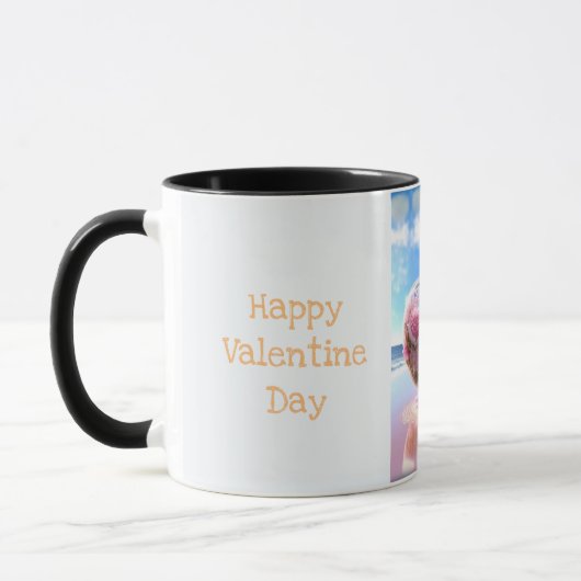 Mug L'amour dans une boue : Heureuse Sainte-Valentin T (Gauche)