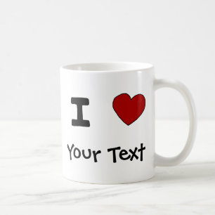 Mug L'amour de coeur de l'AU I conçoivent en fonction