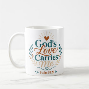 Mug L'amour de Dieu me porte au quotidien Citation spi