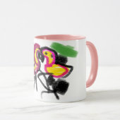 Mug l'amour de Flaming (Devant droit)