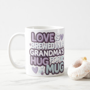 Mug L'amour de grand-mère brassé au Pastel de la perfe