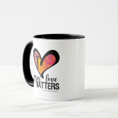 Mug L'Amour De Jésus, ça compte (Peindre le torse) (Devant gauche)