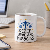 Mug L'amour de la paix et les miracles