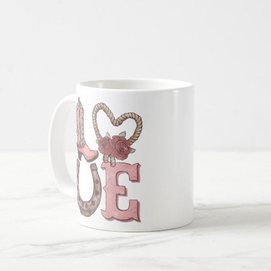 Mug L'amour de la Saint-Valentin (Devant gauche)