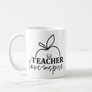 Mug L'amour de l'enseignant Inspirer-drôle