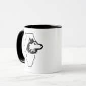 Mug L'Amour de l'État de NIU Huskies (Devant gauche)