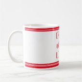 Mug L'amour de ma vie Typographie Saint Valentin (Gauche)