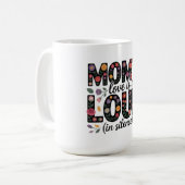 Mug L'amour de maman est fort (dans le silence) (Devant gauche)