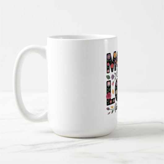 Mug L'amour de maman est fort (dans le silence) (Gauche)
