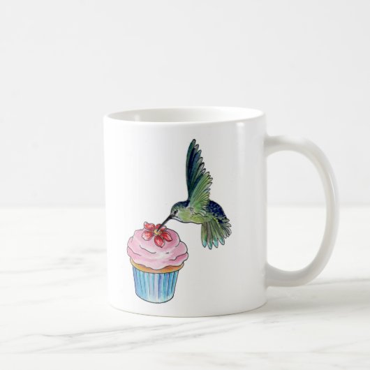 Mug L'amour de petit gâteau de colibri est dans le (Droite)