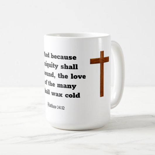 MUG L'AMOUR DE PLUSIEURS SE REFROIDIRA (Devant droit)