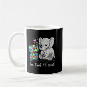 Mug L'Amour De sensibilisation sur l'autisme N'A Pas B (Gauche)