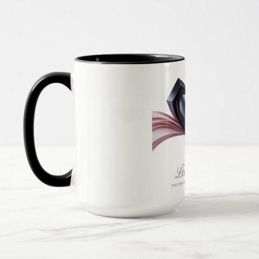 Mug L'amour déclenche la musique Heartbeat (Gauche)