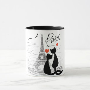 Mug L'amour des chats à Paris