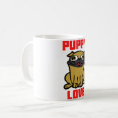 Mug L'amour des chiots (Devant gauche)